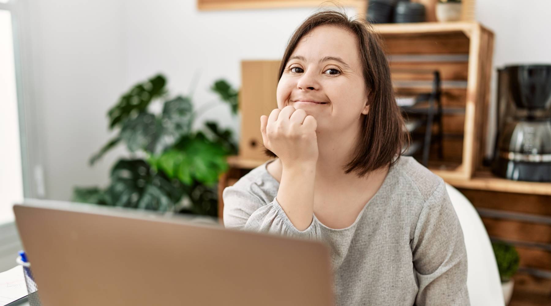 down syndrome working at business office